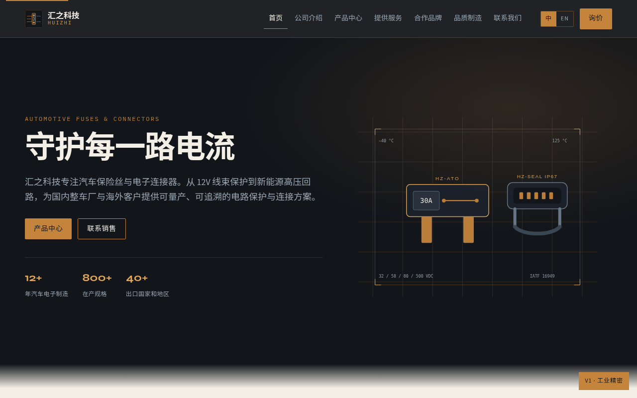 V1 工业精密 首页